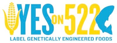 The Senate voted 63-30 for the bill that would display GMO contents with words, pictures or a bar code that can be scanned with smartphones. The YES on 522 campaign is a ballot initiative in Washington state that would require labelling of foods containing genetically modified crops.