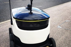The little robots, which are designed to operate on sidewalks rather than roads, make deliveries within a two- to three-mile radius. They can carry loads weighing as much as 20 pounds, at speeds of up to four miles per hour.