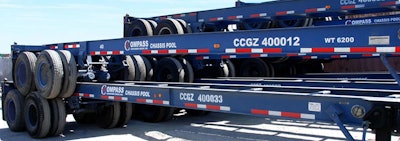 The rule provides for a $5 fee each time a chassis enters or leaves the terminal, to cover the cost of services. The fee will be collected by PierPass on chassis with loaded or empty containers mounted, but not on bare chassis.