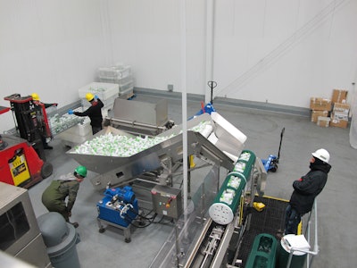 Lineage Logistics’ high pressure processing system uses elevated hydrostatic pressures of up to 87,000 psi to reduce overall microbiological contaminant flora and pathogens.