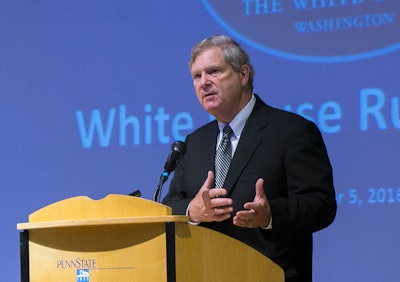 Agriculture Secretary Tom Vilsack announced that the U.S. Department of Agriculture (USDA) is offering to purchase $20 million of cheddar cheese to reduce a private cheese surplus that has reached record levels.