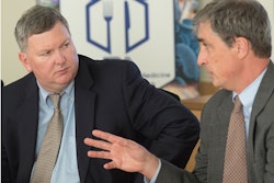 SCORE co-chairs William Correll (left) and Douglas Stearn (right), at a recent team meeting.