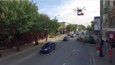 Based on the positive feedback and excitement of Hope College students, Orange Leaf Holland will begin offering drone froyo delivery, by appointment only. The drones will be guided by human pilots and will make deliveries coordinated by Holland's Orange Leaf store, located six blocks from campus.