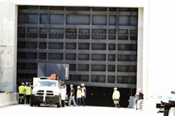 The PortMiami Tunnel closed its watertight gates Wednesday afternoon as a precaution against a tidal flood from Hurricane Matthew.