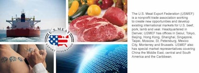 August was a strong month for U.S. red meat exports as beef export volume was the largest in nearly two years and both beef and pork exports posted the highest monthly values of 2016, according to statistics released by USDA and compiled by the U.S. Meat Export Federation (USMEF).