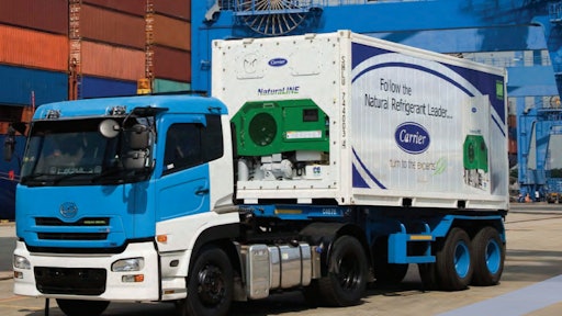 The natural refrigerant CO2, also known as R-744, is non-ozone depleting.