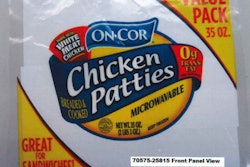 The problem was discovered when the firm received notification of three consumer complaints mentioning firm blue plastic in their product.