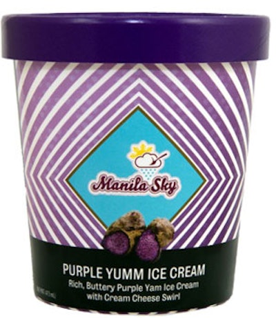 The recalled “Manila Sky Purple Yumm Ice Cream' were distributed nationwide in retail stores and events such as; Florida Food & Lodging Show, Festival of Philippine Arts & Culture and California State University Pilipino American Student Association (CSUF PASA) Friendship Games.