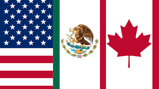 Flag Of The North American Free Trade Agreement (standard Version) svg