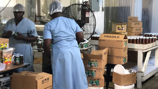 King Pepper’s mostly female workforce (90 percent) currently operates out of a warehouse that was repurposed from a daycare center built during Jamaica’s garment industry heyday.