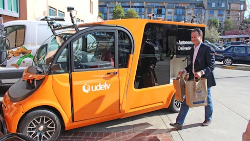 A sophisticated ultra-low latency system provides Udelv with the ability to take human control of its autonomous vehicle from hundreds of miles way.