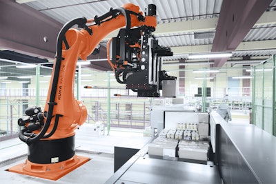 As package types evolve, robotics provides the flexibility to adjust to future package varieties.