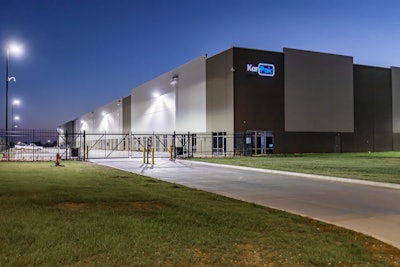 The 202,800-square-foot facility in Arkansas City, Kansas will store an array of finished and raw goods.