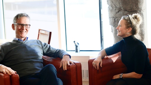 From left, Kezzler CFO Per Richard Olsen and CEO Christine Charlotte Akselsen