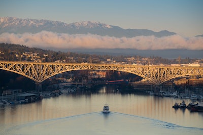 Architecture Aurora Bridge Boats 23383