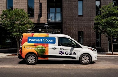 Walmart Gatik Self Driving Car