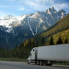 Logistics Lorry Mountains 93398