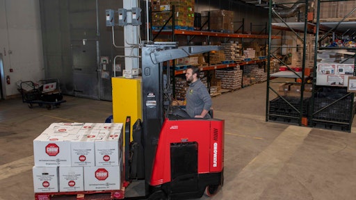 Reach Fork® Truck In Chow Warehouse