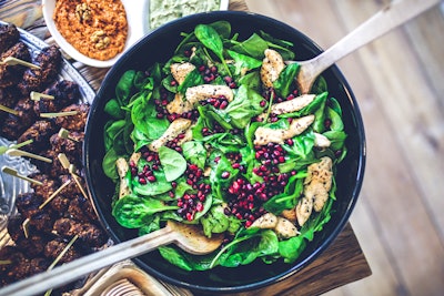 Spinach Chicken Pomegranate Salad 5938