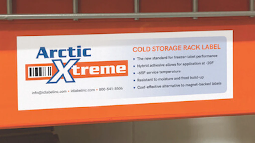 ID Label Introduces Arctic Xtreme Cold Storage Label | Food Logistics