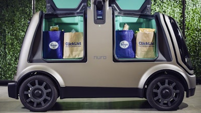 Nuro Kroger Autonomous Delivery