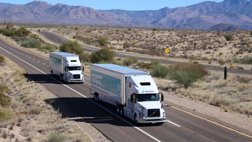 To date, 27 U.S. states allow the commercial deployment of driver-assistive truck platooning systems, which represent approximately 80% of annual freight-ton miles. Platooning can be adopted within the same fleet, with a pair of trucks that depart and arrive at the same time, and along hub-to-hub routes.