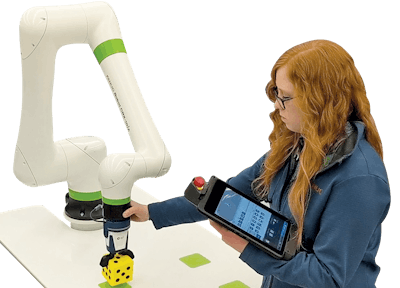 Fanuc Crx Collaborative Robot Manual Guided Teach