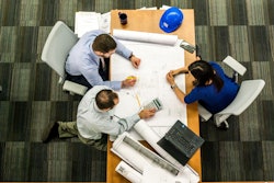 Stock Meeting At Table