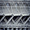 Aluminum Black And White Business Cart 264529