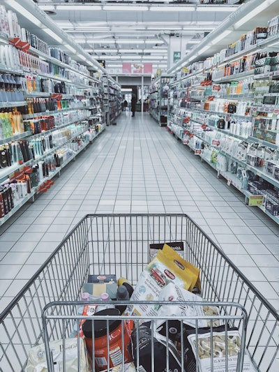 Grocery Cart With Item 1005638