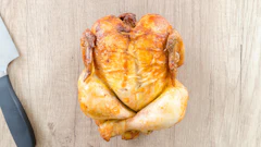 Calories Chicken Chopping Board Cooked 616353