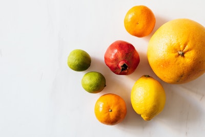 Composition Of Ripe Fruits On White Table 4230662