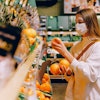Woman Wearing Mask In Supermarket 3962294