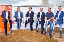 The official ground breaking ceremony for a new location with a total of 70.000 square meters.