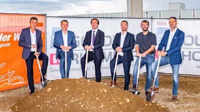 The official ground breaking ceremony for a new location with a total of 70.000 square meters.