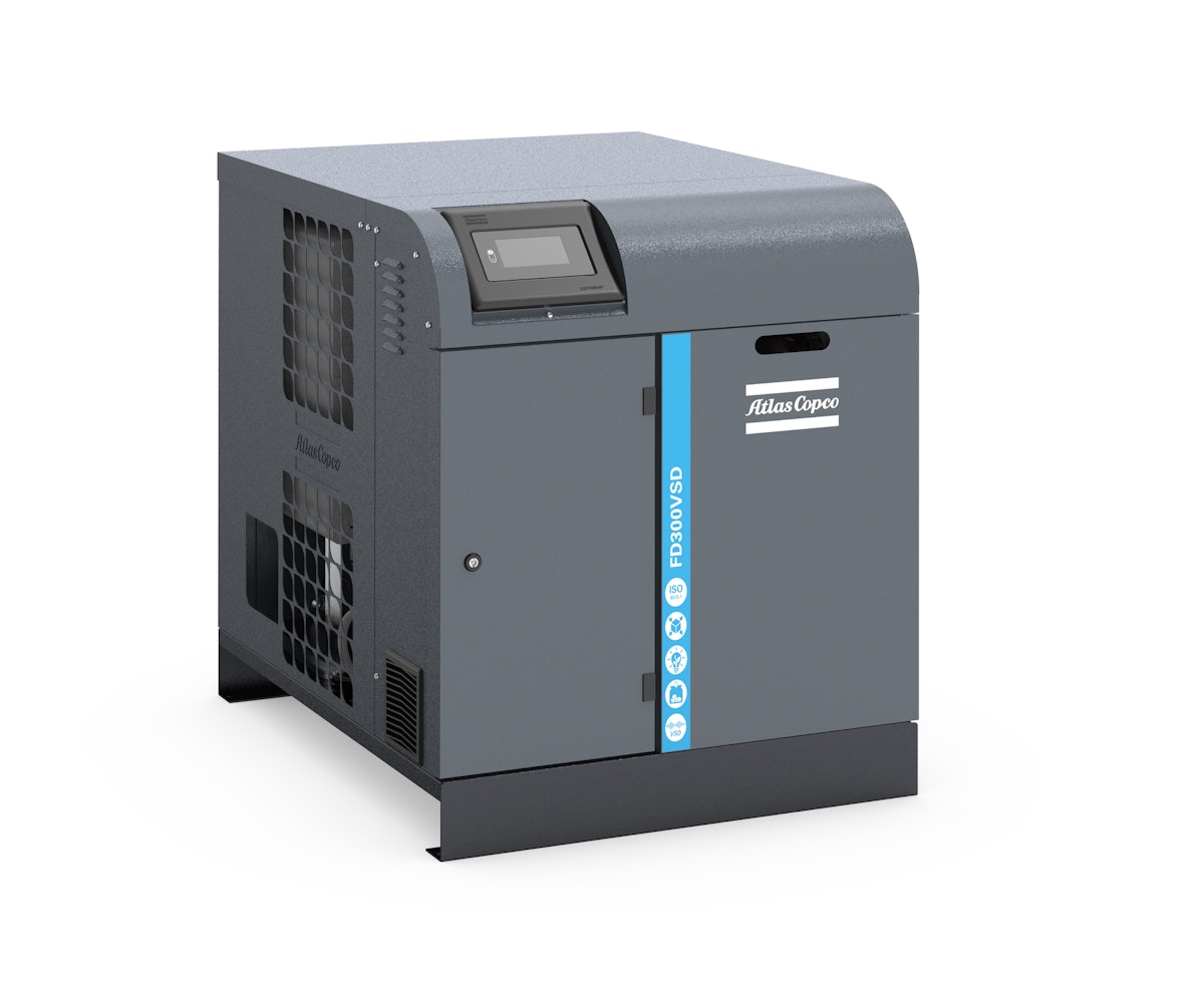 Atlas Copco Introduces the FD VSD 100300 Refrigerant Dryer — Capable