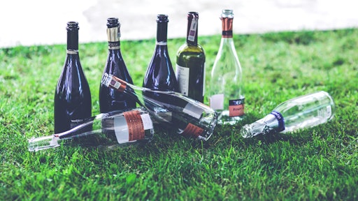 Empty Wine Bottle 5964