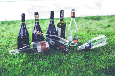 Empty Wine Bottle 5964