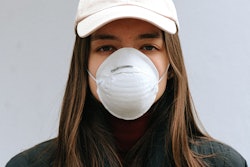 Woman Wearing White Face Mask 3987215