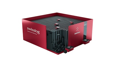 Swisslog's AutoStore is a compact, robot-based automated storage and retrieval system that supports goods-to-person or goods-to-robot picking.