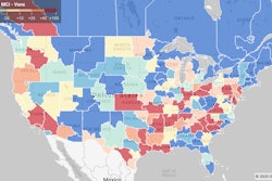 DAT’s 7-day Market Conditions Index shows high demand for truckload van capacity along the Gulf Coast as shippers looked to reposition freight ahead of two major storms.