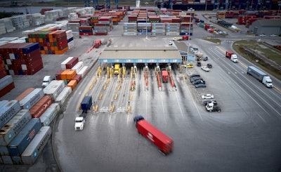 Port Of Wilmington Container Truck Gate Complex