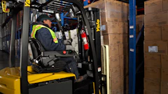 New additions to lift trucks make cold warehouse operations more comfortable for workers.
