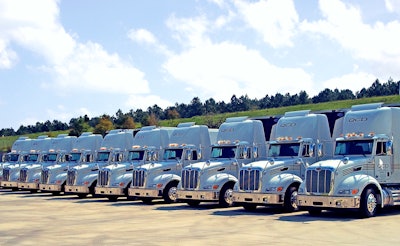 Golden State Foods Qcd Trucks Lined Up