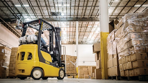 Perc Propane Forklift Food Logistics