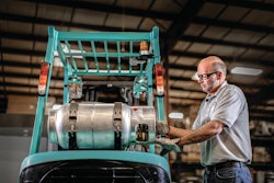 Perc Propane Forklift Refueling