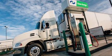 Stock Clean Energy Cng Truck