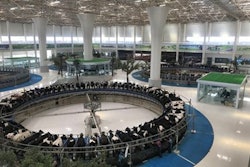 Modern dairy farm in China.