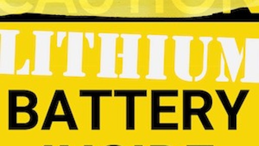 One Charge Lithium Battery Warning
