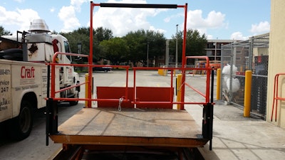 Mezzanine Safeti Gates Dock Lift Safety Gate